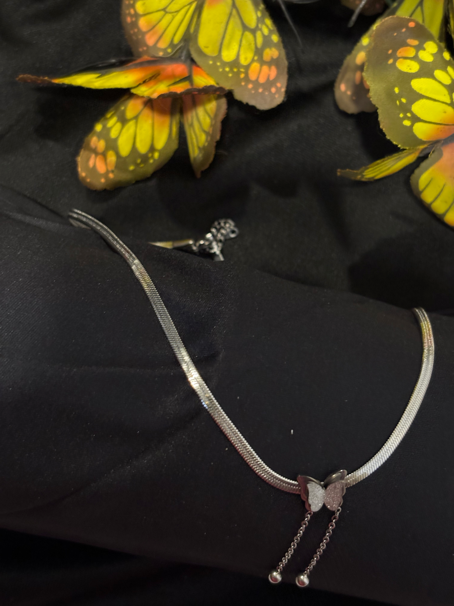 New Elegant Design Butterfly Shape Silver Pendant