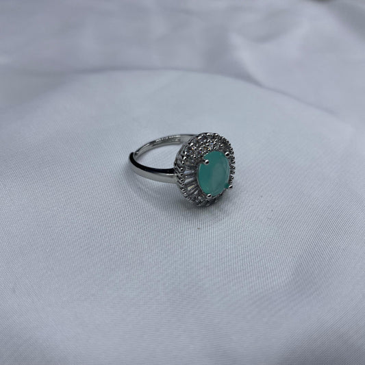 New Elegant Luxury Design Gold & Silver Colours With Zircon Stone Adjustable Ring