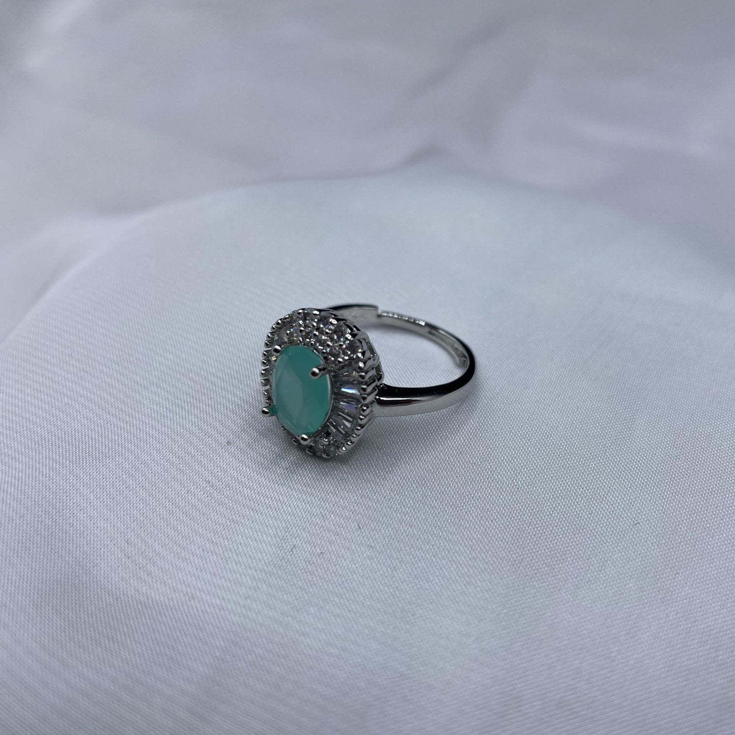 New Elegant Luxury Design Gold & Silver Colours With Zircon Stone Adjustable Ring