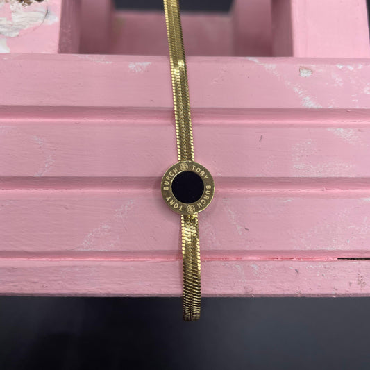 Elegant Luxury Gold Design Blade Chain Bracelet