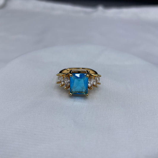 New Elegant Luxury Design Gold Colour With Zircon Stones Adjustable Ring
