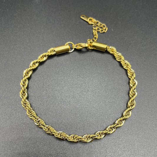 Elegant Luxury Gold Design Robe Chain Bracelet